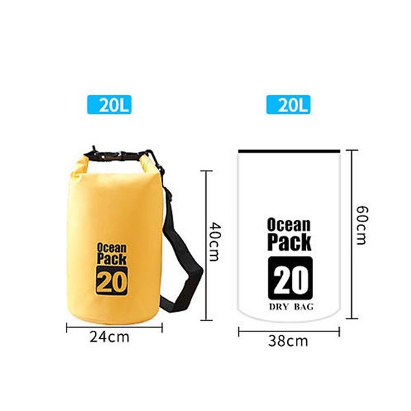 pvc waterproof dry bag sack ocean pack floating boating kayaking camping 20l @pys kickboards
pvc waterproof dry bag sack ocean pack floating boating kayaking camping 20l @pys kickboards