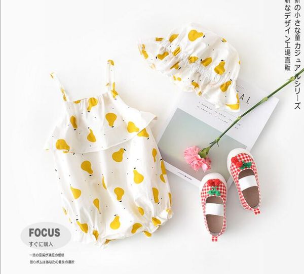 baby clothes summer baby kids sleeveless climbing romper 100% cotton full pear design romper + hat kids cute rompers 0-2T
baby clothes summer baby kids sleeveless climbing romper 100% cotton full pear design romper + hat kids cute rompers 0-2T