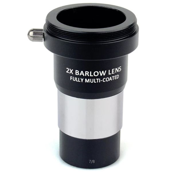 1.25 inch 2x barlow lens fully multi-coated metal with m42x0.75 thread camera connect interface for telescope eyepieces
1.25 inch 2x barlow lens fully multi-coated metal with m42x0.75 thread camera connect interface for telescope eyepieces
