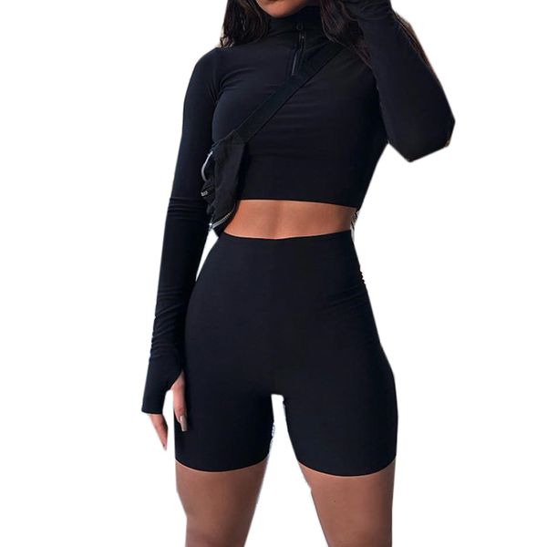 2018 осень зима два piece set женщин сексуальный с длинным рукавом водолазка zipper crop top высокой талией stretch pants фитнес эпикировка, Gray
2018 осень зима два piece set женщин сексуальный с длинным рукавом водолазка zipper crop top высокой талией stretch pants фитнес эпикировка, Gray