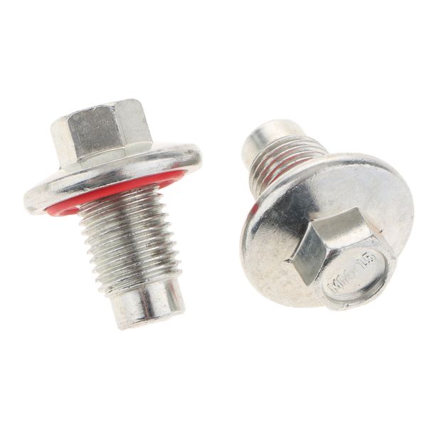 10x silver tone metal engine oil pan drain sump filter plug bolt fits for 03-19 dodge jeep chrysler - m14x1.5
10x silver tone metal engine oil pan drain sump filter plug bolt fits for 03-19 dodge jeep chrysler - m14x1.5