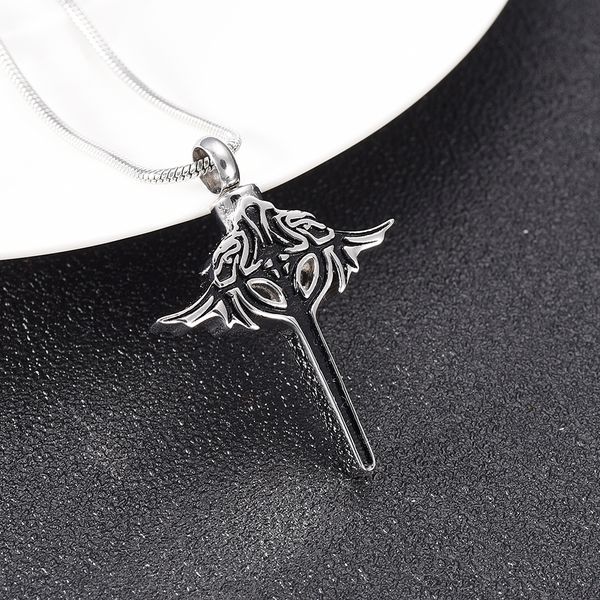 ijd9997 cool cross for men 316l stainless steel cross urn necklace for ashes stainless steel keepsake memorial cremation locket, Silver
ijd9997 cool cross for men 316l stainless steel cross urn necklace for ashes stainless steel keepsake memorial cremation locket, Silver