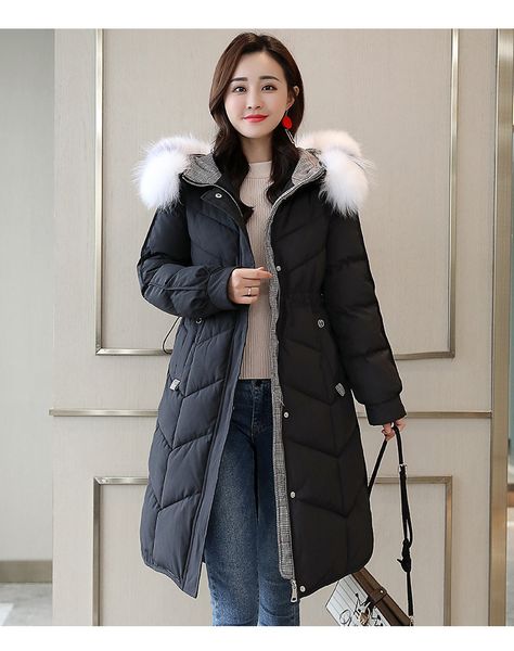 women's long cotton-padded jacket looks thin 2018 new winter hooded coat goddess cotton-padded jacket 90254, Black
women's long cotton-padded jacket looks thin 2018 new winter hooded coat goddess cotton-padded jacket 90254, Black