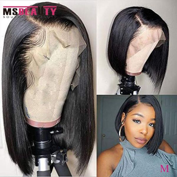 13x4 short lace front human hair wigs 8-14 inch msbeauty brazilian straight bob wig pre plucked with baby hair lace frontal wigs, Black;brown
13x4 short lace front human hair wigs 8-14 inch msbeauty brazilian straight bob wig pre plucked with baby hair lace frontal wigs, Black;brown