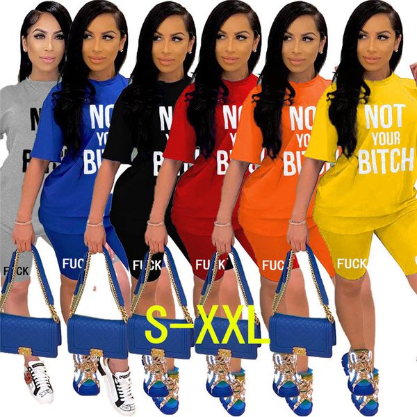 женщины tracksuit конструктор письма с коротким рукавом футболка шорты комплект candy цвет марка двухкусочный эпикировка summer дорогих спор, White 
женщины tracksuit конструктор письма с коротким рукавом футболка шорты комплект candy цвет марка двухкусочный эпикировка summer дорогих спор, White