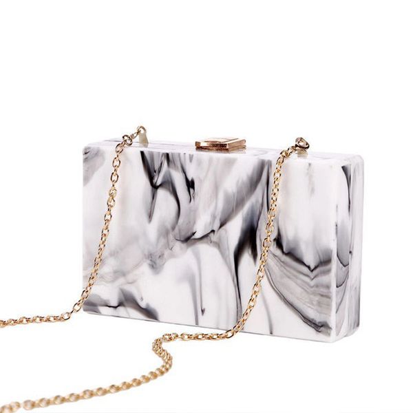 new marble acrylic box bags evening bags shoulder crossbody chain women's handbags clutch
new marble acrylic box bags evening bags shoulder crossbody chain women's handbags clutch