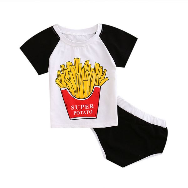 summer 2pcs cute set kids baby boys girls outfits short sleeve t-shirt print short pants bottoms active clothingz, White
summer 2pcs cute set kids baby boys girls outfits short sleeve t-shirt print short pants bottoms active clothingz, White