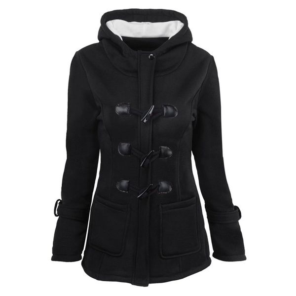 2018 autumn winter hooded parkas women coat thicken cotton blending jacket womens outwear parkas for women, Black
2018 autumn winter hooded parkas women coat thicken cotton blending jacket womens outwear parkas for women, Black