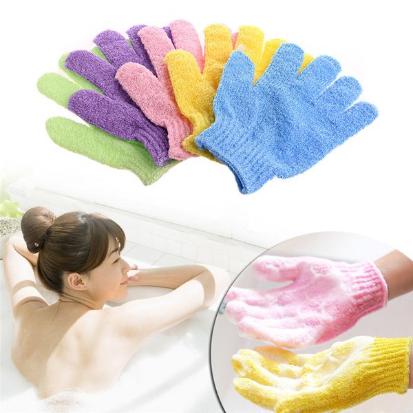 Image of Shower Bath Gloves Exfoliating Wash Skin Spa Body Massage Sponge Wash Skin Moisturizing Spa Massage Body Back Scrub Foam