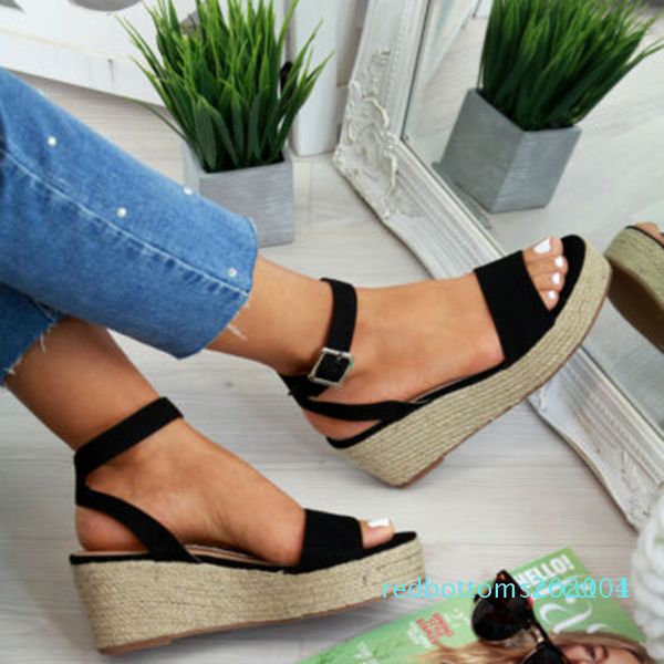 laamei summer platform sandals 2019 fashion women flat sandal wedges shoes casual woman peep toe ladies platform sandals r01, Black
laamei summer platform sandals 2019 fashion women flat sandal wedges shoes casual woman peep toe ladies platform sandals r01, Black