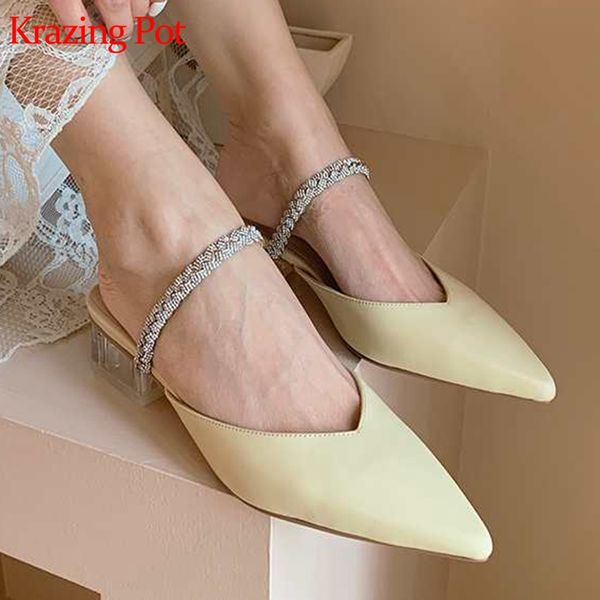 krazing pot full grain leather weave style princess heel sandals pointed toe summer sandals slip on fashion med heels mules l33, Black
krazing pot full grain leather weave style princess heel sandals pointed toe summer sandals slip on fashion med heels mules l33, Black