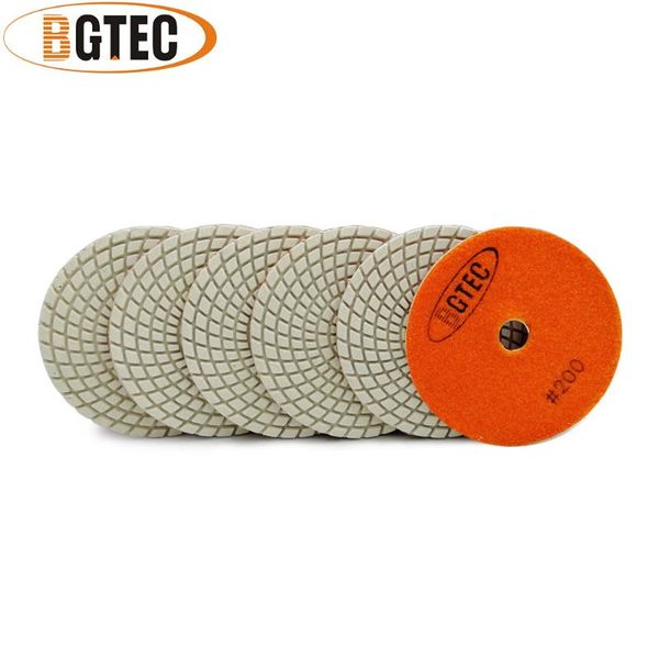 bgtec 4inch 6pcs #200 professional wet diamond flexible polishing pads 100mm sanding disc for polishing granite, marble, cerami
bgtec 4inch 6pcs #200 professional wet diamond flexible polishing pads 100mm sanding disc for polishing granite, marble, cerami
