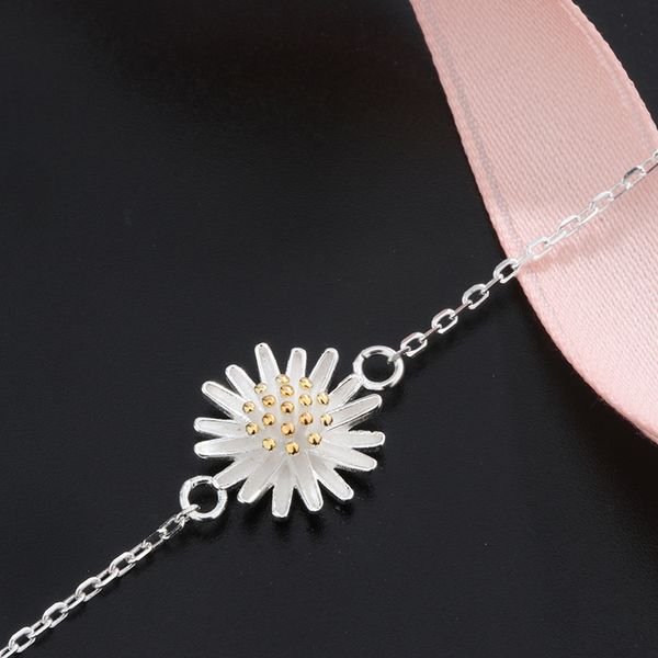 fashion daisy s925 sterling silver bracelet for women korean-style ins hand jewelry charm bracelets, Golden;silver
fashion daisy s925 sterling silver bracelet for women korean-style ins hand jewelry charm bracelets, Golden;silver
