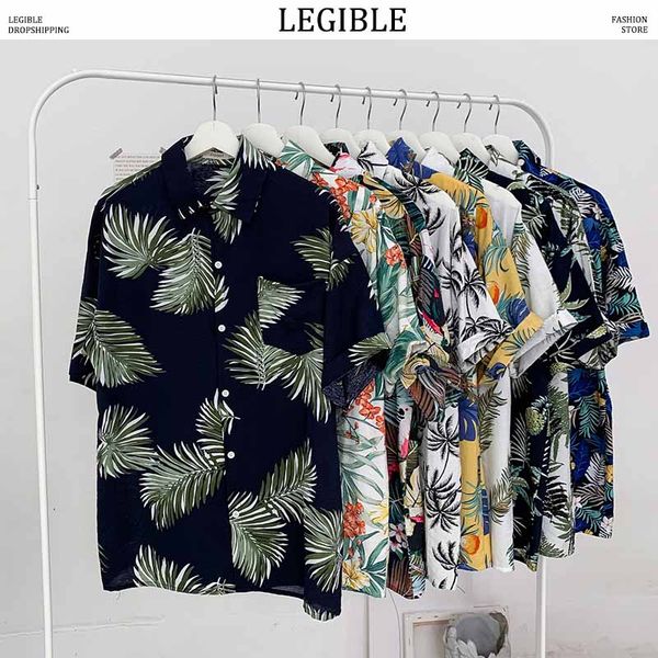 legible floral shirt men 2019 men korean fashion short sleeve shirt male hawaiian shirts casual loose clothes oversize, White;black
legible floral shirt men 2019 men korean fashion short sleeve shirt male hawaiian shirts casual loose clothes oversize, White;black