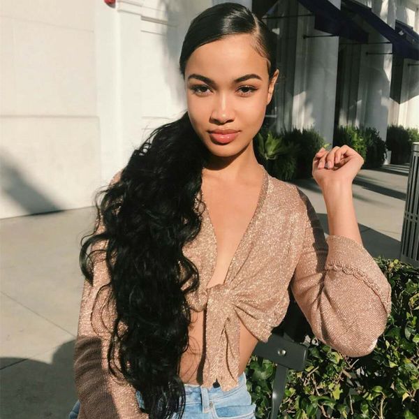 140g wet wavy pony tail extension clip in ponytail for women human hair yaki wrap ponytail extension clip in hairpiece and ponytail 22inch, Black
140g wet wavy pony tail extension clip in ponytail for women human hair yaki wrap ponytail extension clip in hairpiece and ponytail 22inch, Black