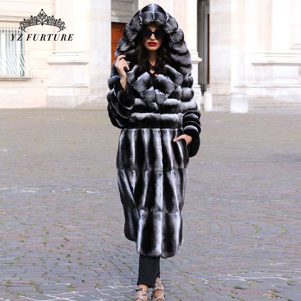100cm chinchilla color real fur coat genuine rex fur coat jacket with long sleeves natural real warm jackets, Black
100cm chinchilla color real fur coat genuine rex fur coat jacket with long sleeves natural real warm jackets, Black
