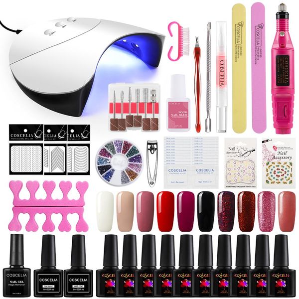manicure set nail kit dryer uv led lamp&uv gel varnish polish base coat for manicure nail art tool kit varnish extension set
manicure set nail kit dryer uv led lamp&uv gel varnish polish base coat for manicure nail art tool kit varnish extension set