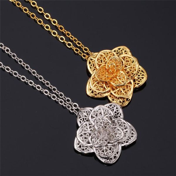 hollow flower statement necklaces floral pendant choker necklace platinum 18k real gold plated women collar link chain chunky jewelry, Silver
hollow flower statement necklaces floral pendant choker necklace platinum 18k real gold plated women collar link chain chunky jewelry, Silver