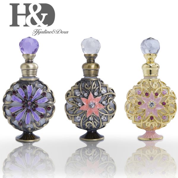 h&d 3 colors retro refillable perfume bottle hand-painted flower pattern antiqued bejeweled essential oil container lady's gift
h&d 3 colors retro refillable perfume bottle hand-painted flower pattern antiqued bejeweled essential oil container lady's gift
