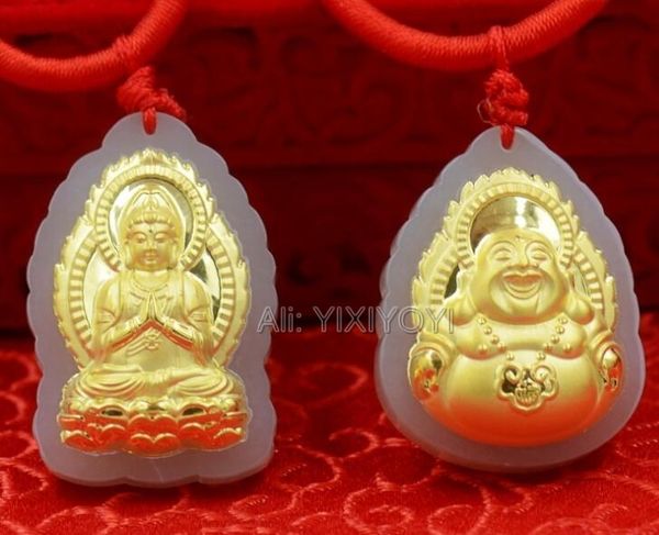 beautiful natural white hetian jade + 18k solid gold chinese amulet buddha guanyin lucky pendant + necklace fine jewelry, Silver
beautiful natural white hetian jade + 18k solid gold chinese amulet buddha guanyin lucky pendant + necklace fine jewelry, Silver