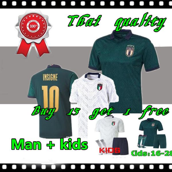 man and kids 2019 2020 italy soccer jersey 19 20 green home away jorginho el shaarawy bonucci insigne bernardeschi football piero shirts, Black
man and kids 2019 2020 italy soccer jersey 19 20 green home away jorginho el shaarawy bonucci insigne bernardeschi football piero shirts, Black