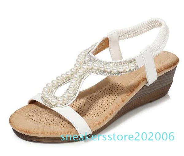 2020 summer new style beaded rhinestone jewelry wedge sandals women fashion simple casual wild ethnic style heel shoes 35-42 s06, Black
2020 summer new style beaded rhinestone jewelry wedge sandals women fashion simple casual wild ethnic style heel shoes 35-42 s06, Black