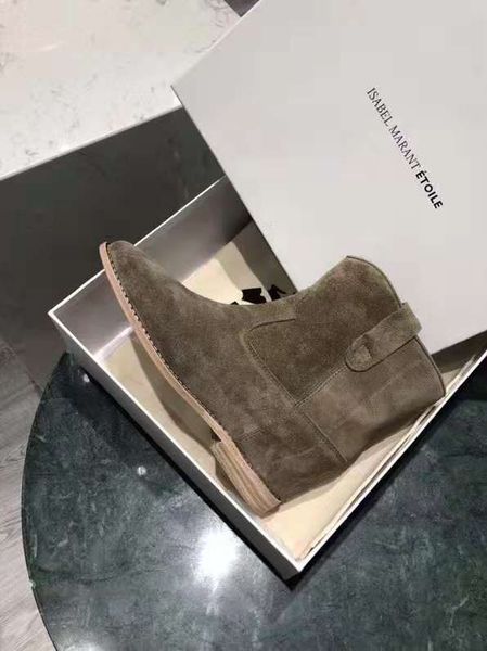 women genuine leather isabel crisi suede ankle boots marant westerninspired crisi boots concealed wedge shoes, Black
women genuine leather isabel crisi suede ankle boots marant westerninspired crisi boots concealed wedge shoes, Black