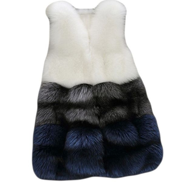 2019 new fashion fur coat women high imitation fur vest jacket mixed colors women faux coat, Black
2019 new fashion fur coat women high imitation fur vest jacket mixed colors women faux coat, Black