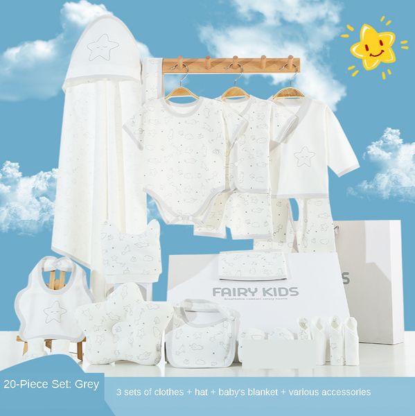 summer 20pcs newborn baby rompers infant pure cotton gift baby boy clothes sets newborn gift underwear suits, White
summer 20pcs newborn baby rompers infant pure cotton gift baby boy clothes sets newborn gift underwear suits, White