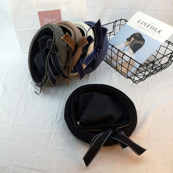 10pcs/lot 01810-duxiao438 winter blend ribbon bowknot beret cap women leisure pumpkin painter hat wholesale, Blue;gray
10pcs/lot 01810-duxiao438 winter blend ribbon bowknot beret cap women leisure pumpkin painter hat wholesale, Blue;gray