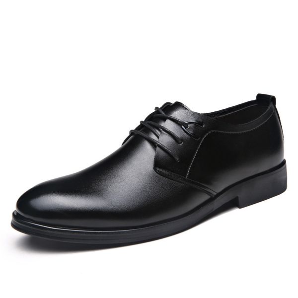 2019 autumn new style men's shoes four seasons paragraph business formal wear leather shoes grade pointed-toe low weddin, Black
2019 autumn new style men's shoes four seasons paragraph business formal wear leather shoes grade pointed-toe low weddin, Black