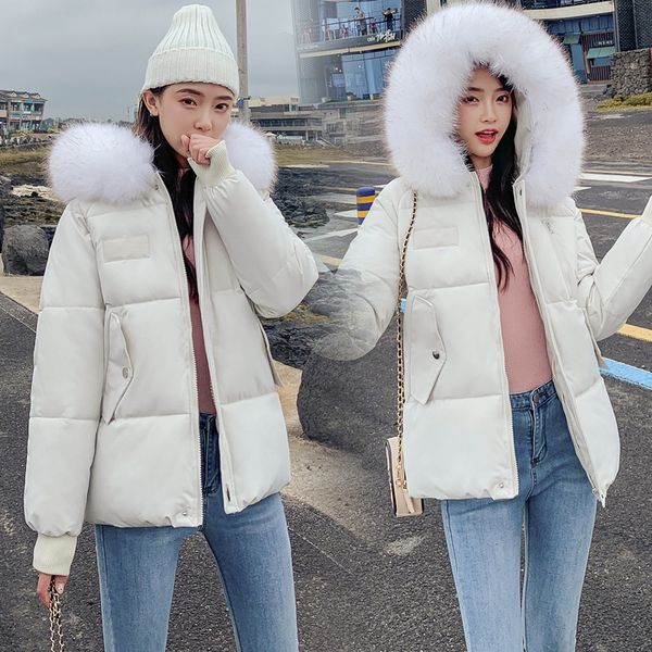 fashion cotton women's short section slim small cotton jacket student winter coat, Black
fashion cotton women's short section slim small cotton jacket student winter coat, Black