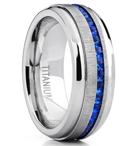 loredana fashion 8mm classic long strips of blue zircon ring male 316l stainless steel jewelry wedding ring for man and woman, Slivery;golden
loredana fashion 8mm classic long strips of blue zircon ring male 316l stainless steel jewelry wedding ring for man and woman, Slivery;golden