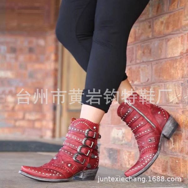 women's shoes boots high work clothes thick boots non-slip pu trend short, Black
women's shoes boots high work clothes thick boots non-slip pu trend short, Black