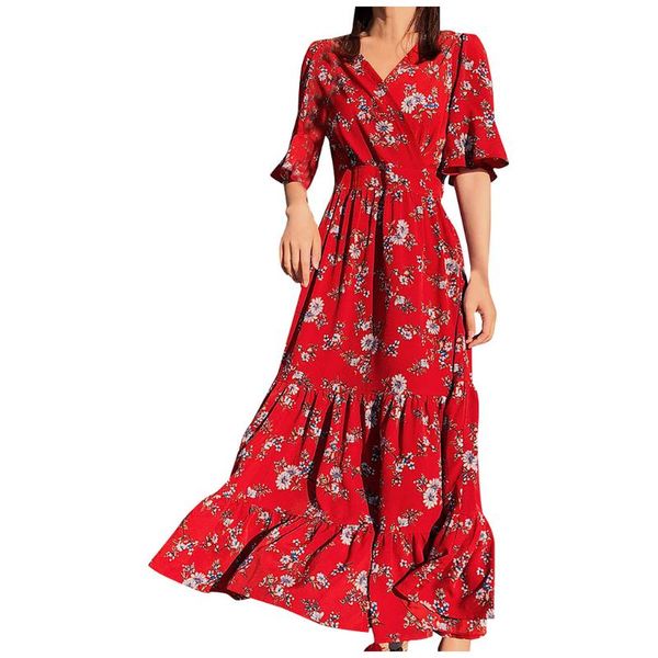 dresses for women fashion women bohemian floral beach ladies chiffon summer maxi dress womens clothing vestidos de verano, Black;gray
dresses for women fashion women bohemian floral beach ladies chiffon summer maxi dress womens clothing vestidos de verano, Black;gray