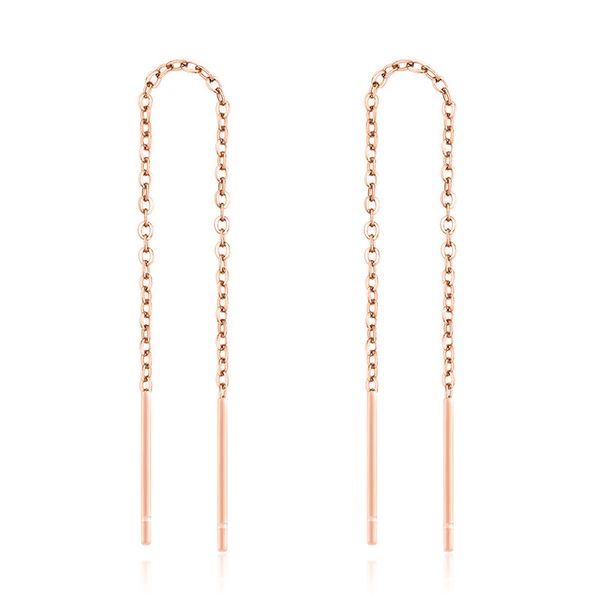 rose gold color stainless steel earrings for women brincos femme, trending ear line earings jewelry pendientes mujer moda, Golden;silver
rose gold color stainless steel earrings for women brincos femme, trending ear line earings jewelry pendientes mujer moda, Golden;silver