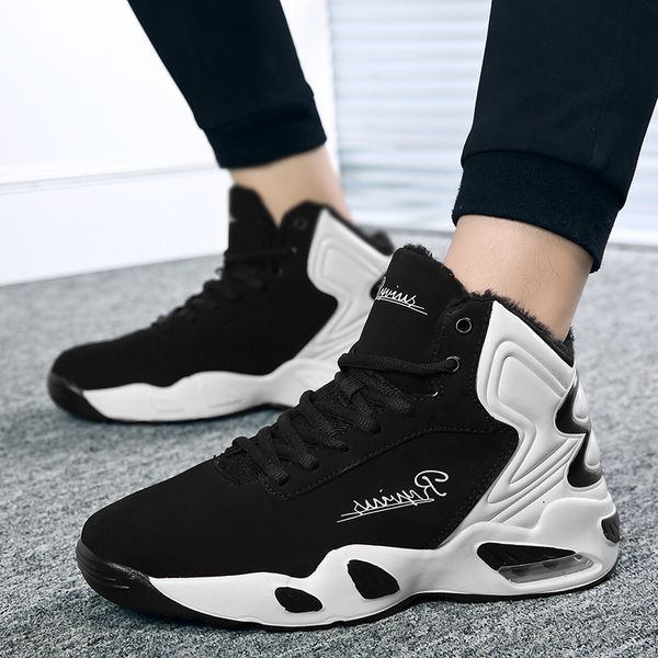 men's high fashion sneakers trend man casual shoes comfortable outdoor non-slip breathable men cotton-padded shoes, Black
men's high fashion sneakers trend man casual shoes comfortable outdoor non-slip breathable men cotton-padded shoes, Black