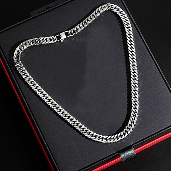 chain necklace mens stainless steel cuban link chain necklaces friendship steampunk long necklace gifts for a men accessories, Silver
chain necklace mens stainless steel cuban link chain necklaces friendship steampunk long necklace gifts for a men accessories, Silver