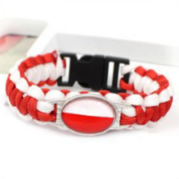 18*25mm cabochon sport fashion bracelets jewelry poland flag charm paracord s & bangles for man 10pcs/lot, Golden;silver
18*25mm cabochon sport fashion bracelets jewelry poland flag charm paracord s & bangles for man 10pcs/lot, Golden;silver