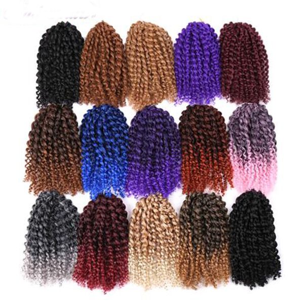 10inch 3pcs/set marly braid synthetic braiding hair with ombre purple pink and blonde malibob crochet hair extensions for women, Black
10inch 3pcs/set marly braid synthetic braiding hair with ombre purple pink and blonde malibob crochet hair extensions for women, Black