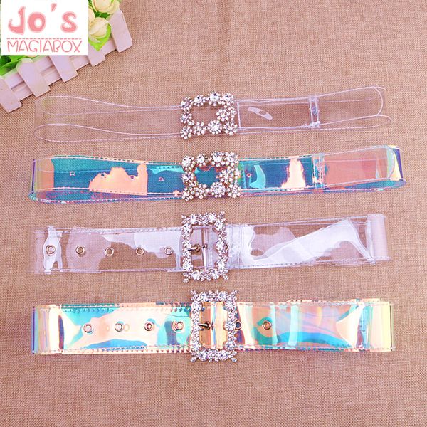 flash drill laser transparent wide belt women inlaid square buckle fashion chic plastic waistband multi belt, Black;brown
flash drill laser transparent wide belt women inlaid square buckle fashion chic plastic waistband multi belt, Black;brown