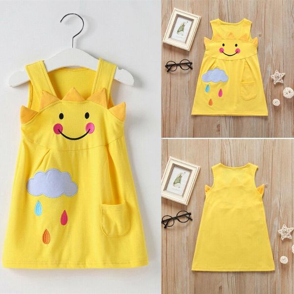 uk summer toddler baby girls 12m-6y clothes strap cartoon party dress cartoon sundress, Red;yellow
uk summer toddler baby girls 12m-6y clothes strap cartoon party dress cartoon sundress, Red;yellow