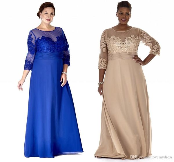 chiffon plus size dresses sheer neck long sleeve mother party prom dress evening gown for special occasion with lace appliques, Black
chiffon plus size dresses sheer neck long sleeve mother party prom dress evening gown for special occasion with lace appliques, Black