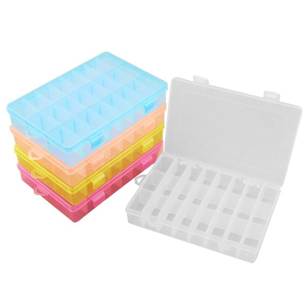5pcs/set 24 compartment slot storage box practical adjustable plastic case for bead rings jewelry display organizer storage bo, Black;blue
5pcs/set 24 compartment slot storage box practical adjustable plastic case for bead rings jewelry display organizer storage bo, Black;blue