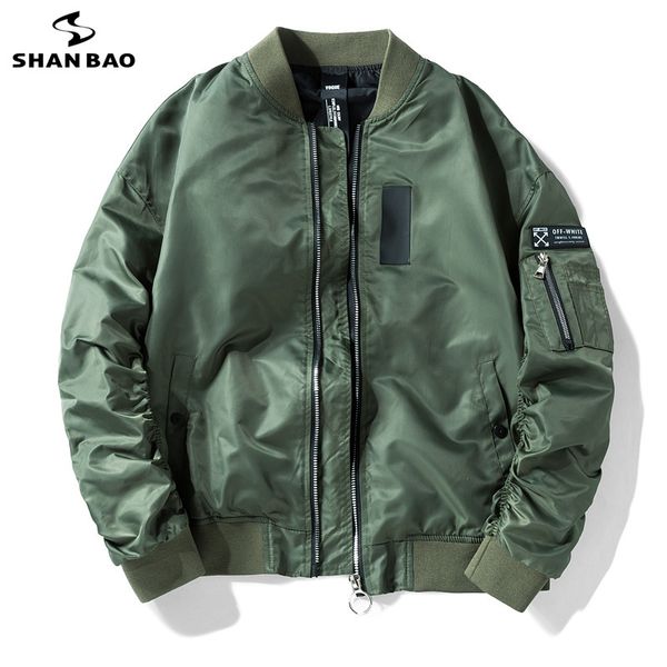 shanbao baseball collar fashion jacket zipper pocket 2018 spring new style men's solid color casual jacket army green black, Black;brown
shanbao baseball collar fashion jacket zipper pocket 2018 spring new style men's solid color casual jacket army green black, Black;brown