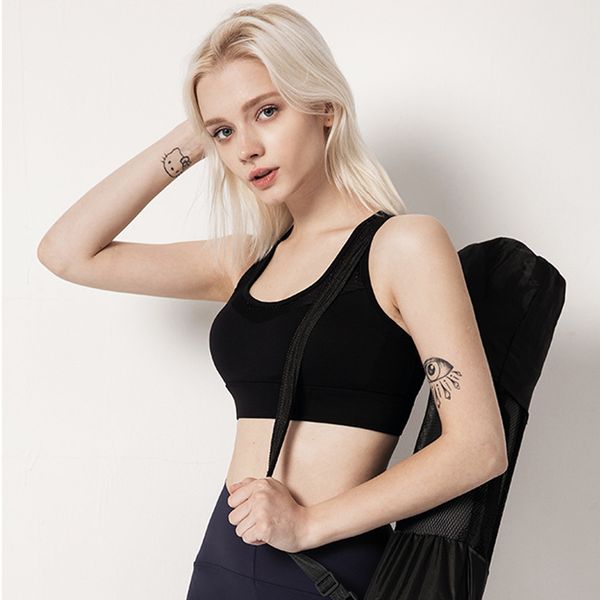 women sports bra female hollowout racerback sleeveless fitness gym running yoga vest tank crop activewear brassiere, White;black
women sports bra female hollowout racerback sleeveless fitness gym running yoga vest tank crop activewear brassiere, White;black