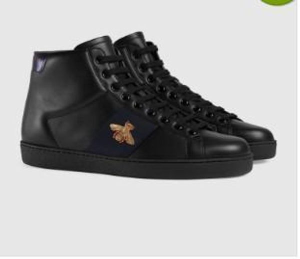 stripe ace вышитые high top sneakers mens квартиры с красными и зелеными нашивки женская дизайнерская обувь белый / черный кожаной обуви bee, Black
stripe ace вышитые high top sneakers mens квартиры с красными и зелеными нашивки женская дизайнерская обувь белый / черный кожаной обуви bee, Black