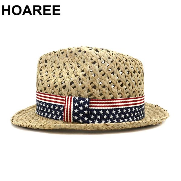 hoaree straw sun hat men jazz trilby womens summer hats male female porkpie british five star beach holiday seaside fedora cap, Blue;gray
hoaree straw sun hat men jazz trilby womens summer hats male female porkpie british five star beach holiday seaside fedora cap, Blue;gray