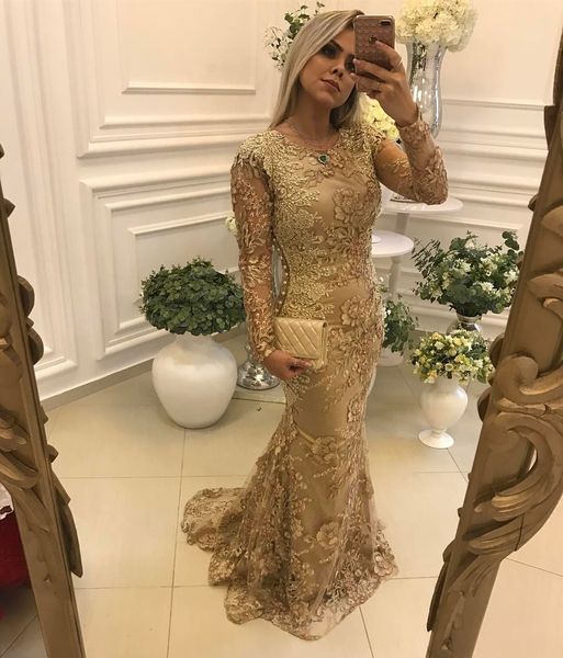 gold lace beaded evening dresses mermaid long sleeves vintage prom dresses charming pageant formal party gowns, Black;red
gold lace beaded evening dresses mermaid long sleeves vintage prom dresses charming pageant formal party gowns, Black;red