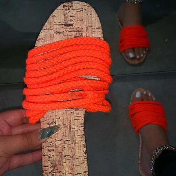 candy color home slipper spring and summer 2020 new women rope strap flat bottom casual durable slipper outdoor wild sandal, Black
candy color home slipper spring and summer 2020 new women rope strap flat bottom casual durable slipper outdoor wild sandal, Black